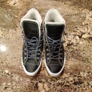 Fleece-lined Converse All Stars
